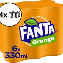 FANTA ORANGE CANS 4x6x33cl